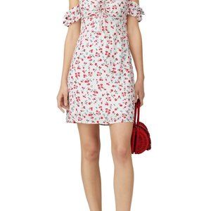 MinkPink Burma Bloom Off the Shoulder White Dress